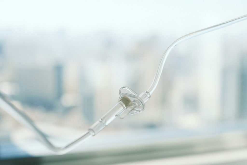 Perfusion intraveineuse dans un cadre calme